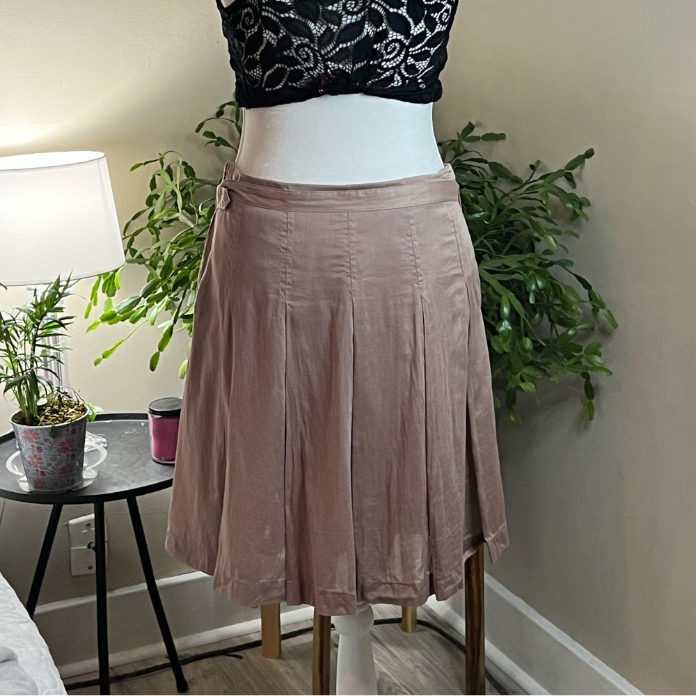 ✨ Vintage Burberry pleated skirt with belt ✨ Size 4/6 - Picture 3 of 7